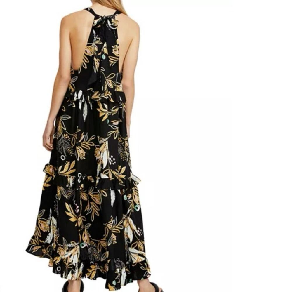 Free People Anita Botanical-Print Maxi Dress Size S - Picture 10 of 11